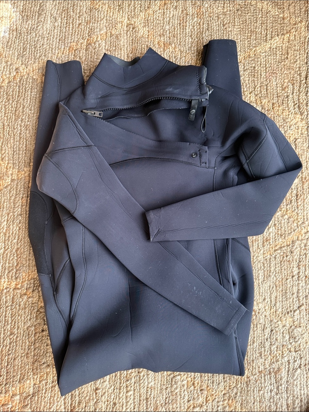 2mm Black Full-Length Neoprene Wetsuit